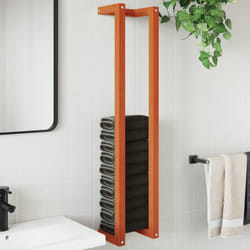 Vidaxl - Porte-serviette marron cire 23x18x110 cm bois de pin massif