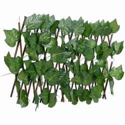Ce treillis de feuille de vigne artificiel peut être utilisé pour décorer les murs du jardin et créer un espace extérieur pri ...