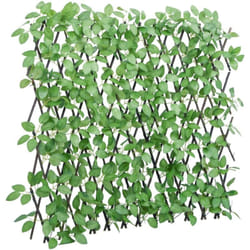 Treillis de lierre artificiel extensible vert 180x65 cm Vidaxl