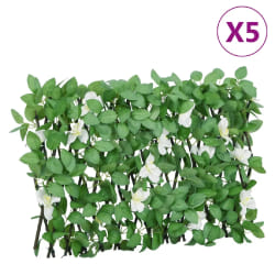 vidaXL Treillis de lierre artificiel 5pcs