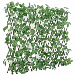 vidaXL Treillis de lierre artificiel extensible vert 186x30 cm