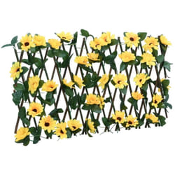 Vidaxl - Treillis de lierre artificiel extensible jaune 180x20 cm