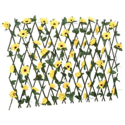 vidaXL Treillis de lierre artificiel extensible jaune 180x60 cm
