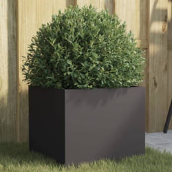 Jardinière Noir 32x30x29 Cm Acier Vidaxl