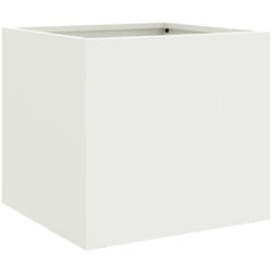 Vidaxl - Jardinière blanc 32x30x29 cm acier