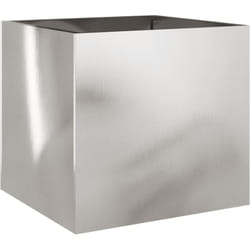 Vidaxl - Jardinières 2 pcs argenté 42x40x39 cm acier inoxydable