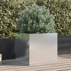 Vidaxl - Jardinière argenté 49x47x46 cm acier inoxydable