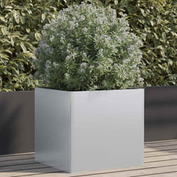 vidaXL Jardinière argenté 49x47x46 cm acier galvanisé