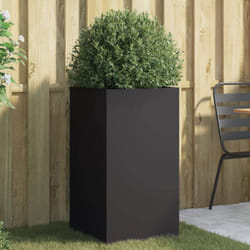 Vidaxl - Jardinière noir 42x38x75 cm acier