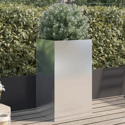 Vidaxl - Jardinière argenté 42x38x75 cm acier inoxydable