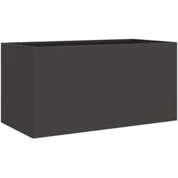Vidaxl - Jardinière noir 62x30x29 cm acier