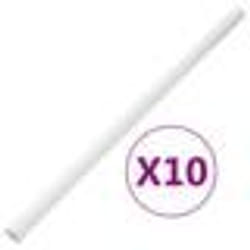 vidaXL Goulottes de câble Ø30 mm 10 m PVC