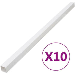 Vidaxl - Goulotte de câble 100x60 mm 10 m pvc
