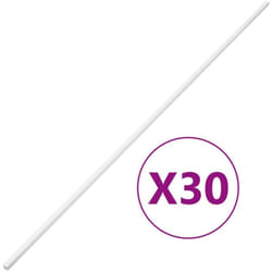 vidaXL Goulotte de câble 30x15 mm 30 m PVC