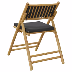 VidaXL 3208925 chaise d'extérieur Terrace Siège rembourré Bambou Gris - Vue supplémentaire 6