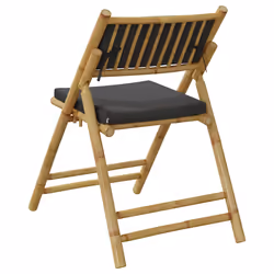 VidaXL 3208926 chaise d'extérieur Terrace Siège rembourré Bambou Gris - Vue supplémentaire 6
