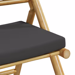 VidaXL 3208926 chaise d'extérieur Terrace Siège rembourré Bambou Gris - Vue supplémentaire 8