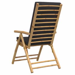 VidaXL 3208929 chaise d'extérieur Terrace Siège rembourré Bambou Gris - Vue supplémentaire 6