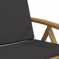 VidaXL 3208929 chaise d'extérieur Terrace Siège rembourré Bambou Gris - Vue supplémentaire 8