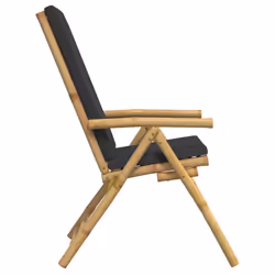VidaXL 3208930 chaise d'extérieur Terrace Siège rembourré Bambou Gris - Vue supplémentaire 5