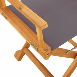 VidaXL 3208915 chaise d'extérieur Terrace Siège rembourré Bois d'acacia, Polyester Gris - Vue supplémentaire 8