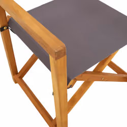 VidaXL 3208921 chaise d'extérieur Terrace Siège rembourré Bois d'acacia, Polyester Gris - Vue supplémentaire 8