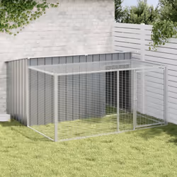 Description générale Offrez sécurité et confort à vos amis à fourrure avec cette niche pour chien avec cour. Livrée avec une  ...