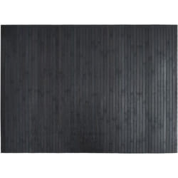 Tapis rectangulaire gris 70x100 cm bambou Vidaxl