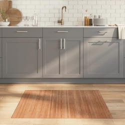 vidaXL Tapis rectangulaire naturel 80x100 cm bambou