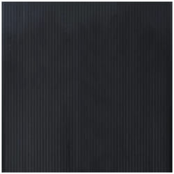 vidaXL Tapis rectangulaire noir 100x100 cm bambou