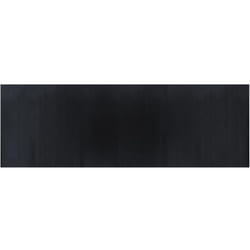 vidaXL Tapis rectangulaire noir 100x300 cm bambou