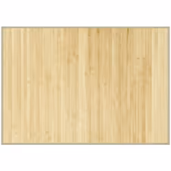 Obtenez une touche naturelle dans votre salon! Ce tapis en bambou moderne fera un excellent ajout à tout décor. Durable et du ...