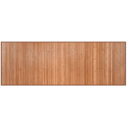 Tapis rectangulaire naturel 70x200 cm bambou