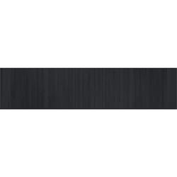 vidaXL Tapis rectangulaire noir 70x300 cm bambou
