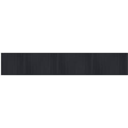 vidaXL Tapis rectangulaire noir 70x400 cm bambou