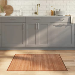 vidaXL Tapis rectangulaire naturel 80x100 cm bambou
