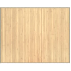 Tapis rectangulaire naturel clair 80x100 cm bambou Vidaxl