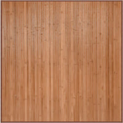 Vidaxl - Tapis carré naturel 100x100 cm bambou