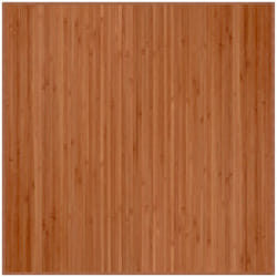 vidaXL Tapis carré marron 100x100 cm bambou