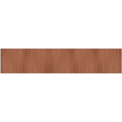 Vidaxl - Tapis rectangulaire marron 100x1000 cm bambou
