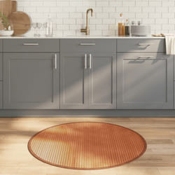 Vidaxl - Tapis rond marron 100 cm bambou