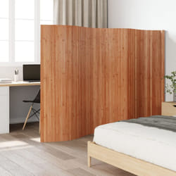 Vidaxl - Cloison de séparation marron 165x400 cm bambou
