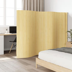 Vidaxl - Cloison de séparation naturel clair 165x400 cm bambou