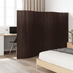 Vidaxl - Cloison de séparation marron foncé 165x400 cm bambou