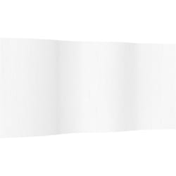 Vidaxl - Cloison de séparation blanc 165x400 cm bambou