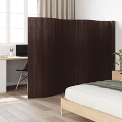 Vidaxl - Cloison de séparation marron foncé 165x600 cm bambou