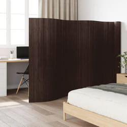 Vidaxl - Cloison de séparation marron foncé 165x800 cm bambou