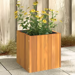 vidaXL Jardinière 35x35x35 cm bois massif d'acacia
