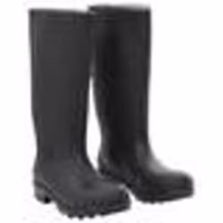 vidaXL Bottes de pluie noir taille 39 PVC
