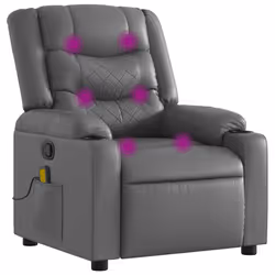 VidaXL 374126, Simili-cuir, Gris, mousse, 110 kg, 770 mm, 930 mm